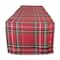DII® 72" Metallic Holiday Plaid Table Runner